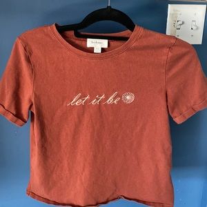 Brick colored Tee